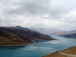 Вид на одно из озер Тибета