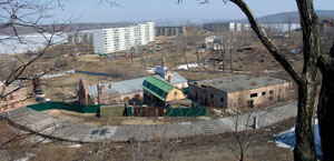 Панорама монастыря на о. Русском, фото Владимира Саяпина