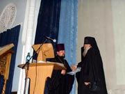 Награждение архиерейской грамотой протоиерея Владимира Капитанюка, г. Спасск-Дальний.