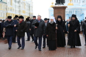 Одновременной Литургией во всех храмах Мордовской митрополии открылось всероссийское празднование 270-летия со дня рождения праведного воина Феодора Ушакова