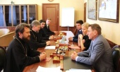 Ректор Общецерковной аспирантуры митрополит Волоколамский Иларион встретился с руководством Высшей аттестационной комиссии