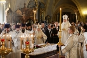 Святейший Патриарх Кирилл совершил отпевание Е.М. Примакова