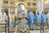 В праздник Минской иконы Божией Матери собор архипастырей Белорусской Православной Церкви совершил Литургию в Свято-Духовом кафедральном соборе Минска