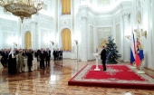 Святейший Патриарх Кирилл принял участие в торжественном новогоднем приеме в Кремле