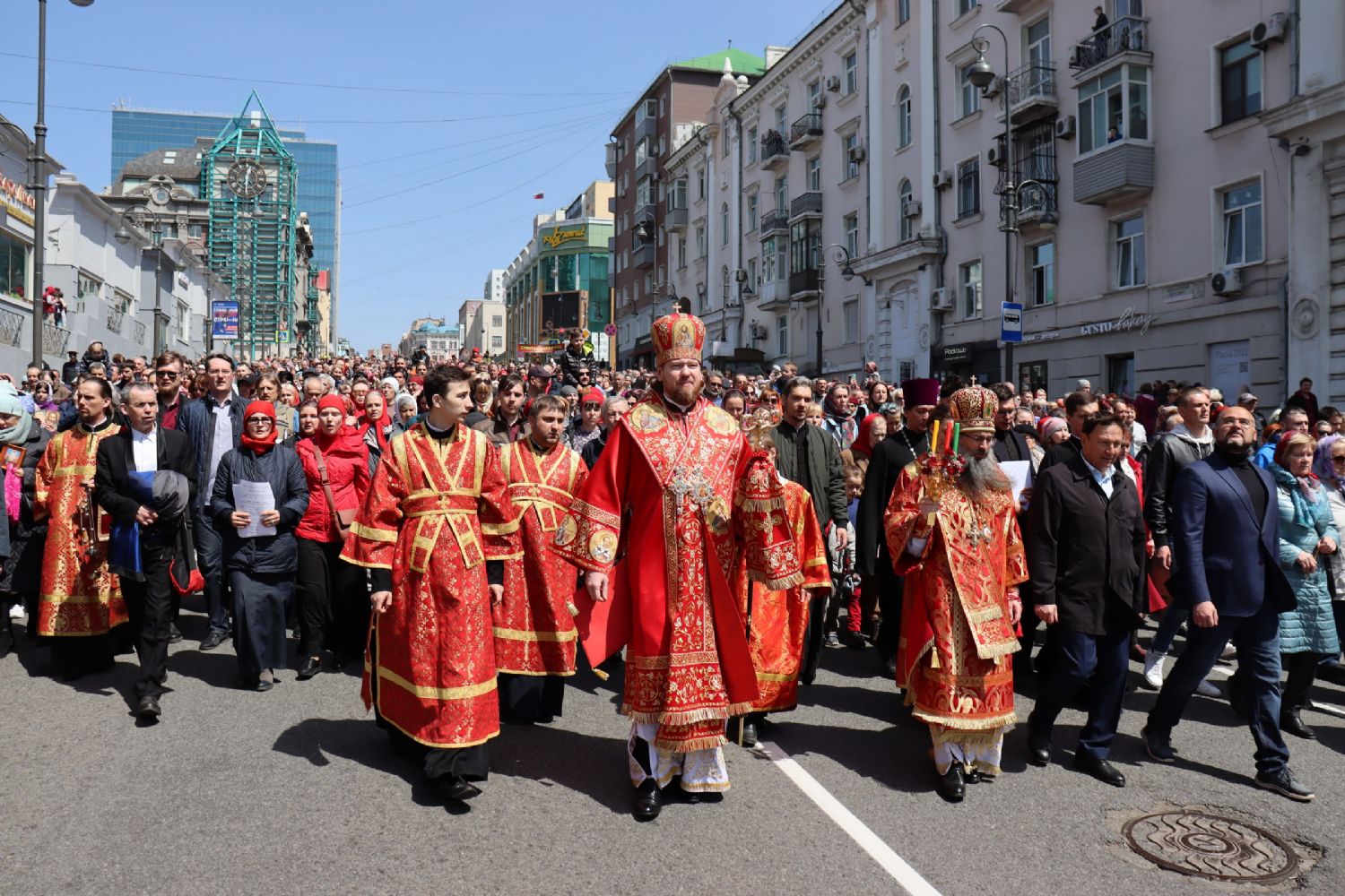 В праздник Святой Пасхи по центру Владивостока пройдет масштабный общегородской крестный ход