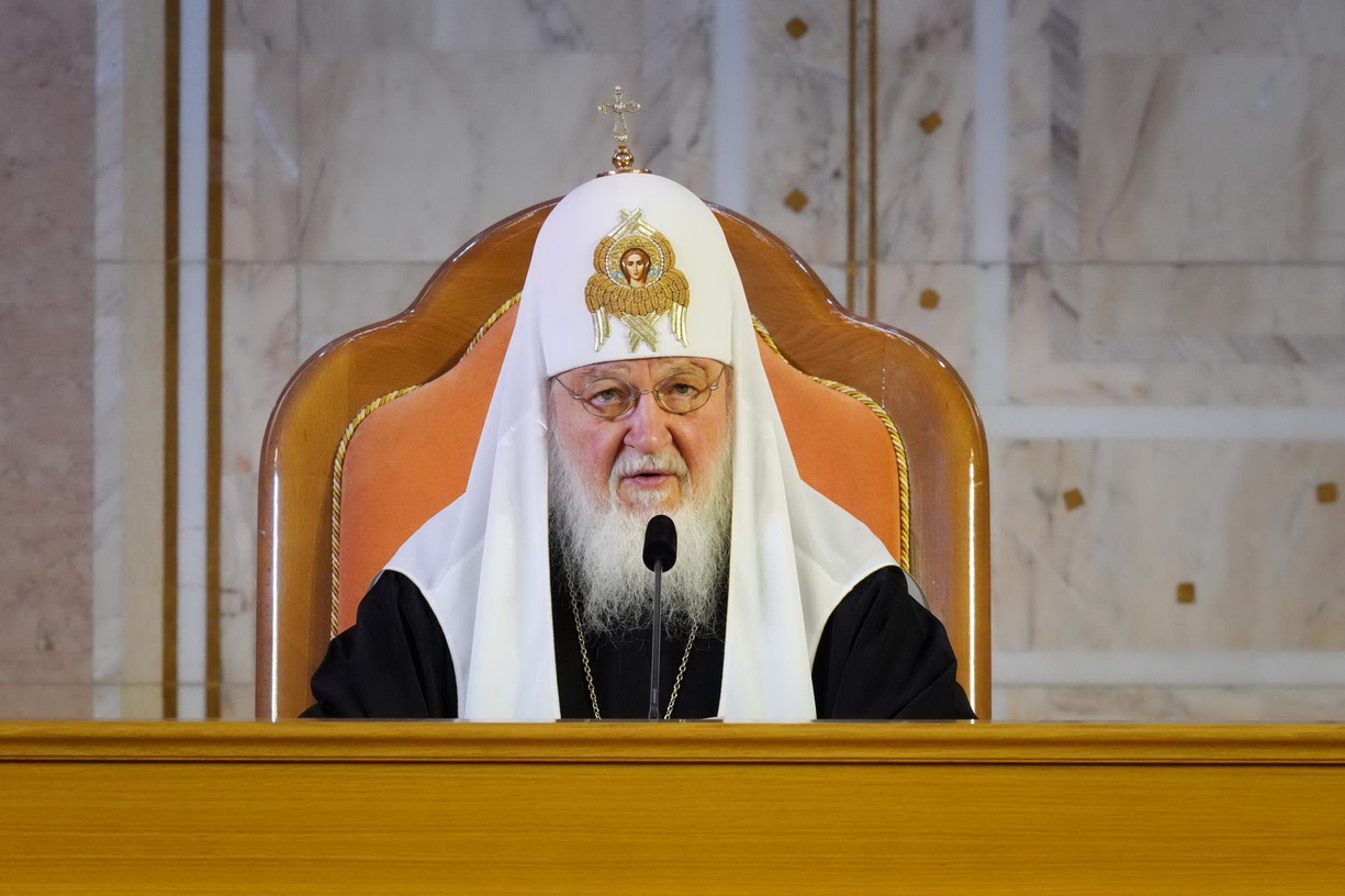 Святейший Патриарх Кирилл возглавил пленарное заседание XXVI Всемирного русского народного собора на тему «Русский мир: внешние и внутренние вызовы».