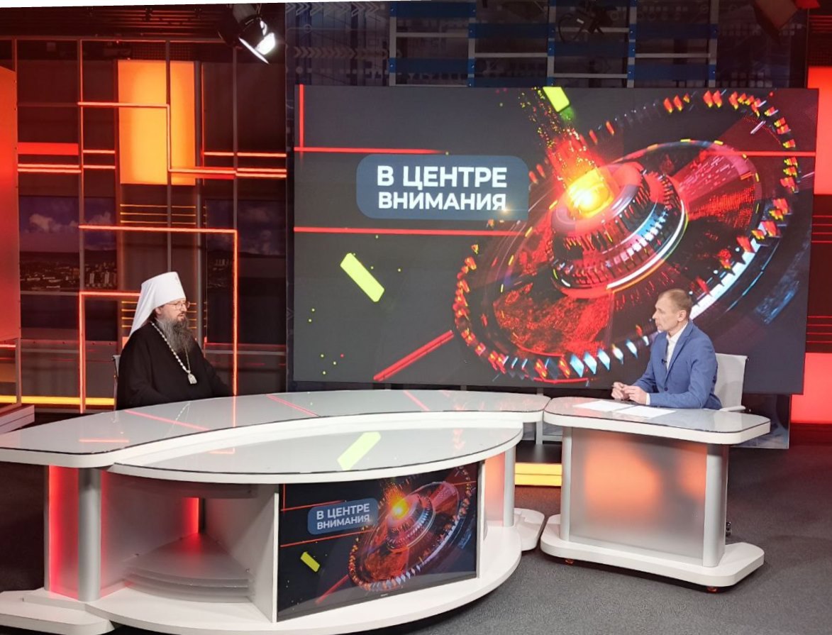 Митрополит Владивостокский и Приморский в эфире "Общественного телевидения Приморья"