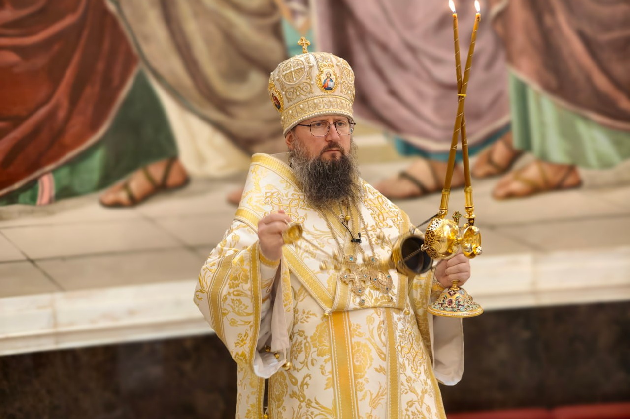 Глава митрополии совершил Литургию в честь Третьего обретения честной главы Иоанна Предтечи