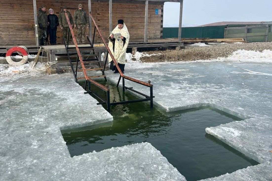 Протоиерей Анатолий Колесников поздравил военнослужащих 155-й бригады морской пехоты с праздником Богоявления