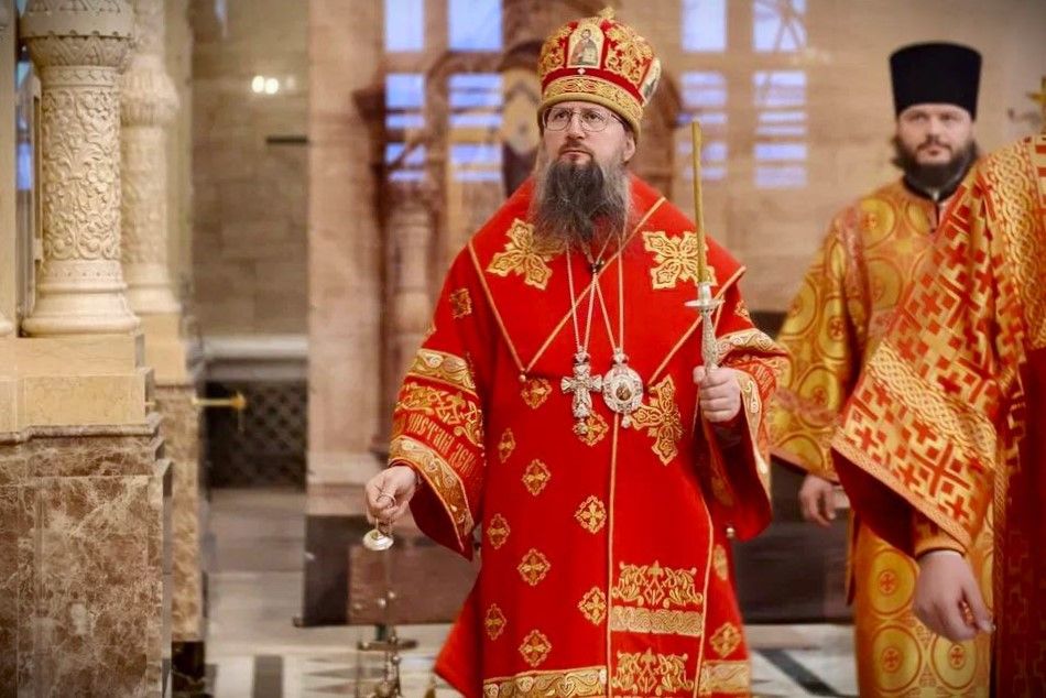 Всенощное бдение в Спасо-Преображенском соборе возглавил правящий архиерей